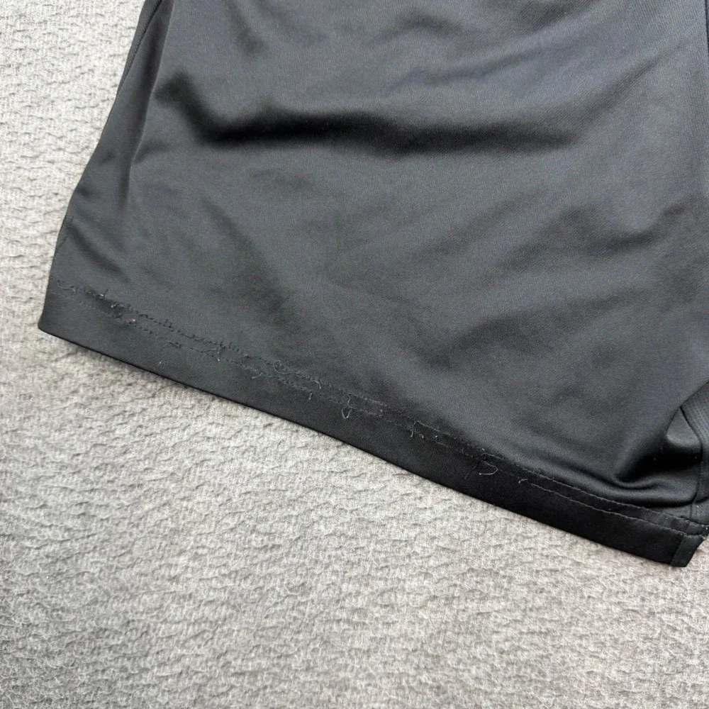 Adidas Athletic Shorts Men's XL Black Primeblue Aeroready 3-Stripe Zip Pockets